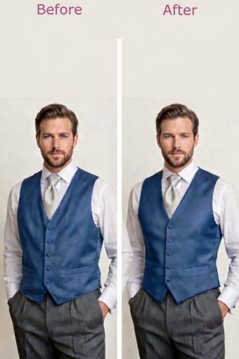 loose waistcoat vs fitted waistcoat