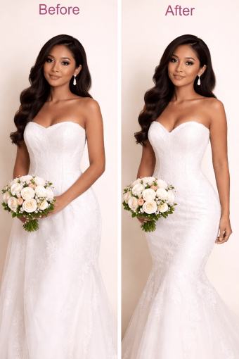 philipino wedding girl