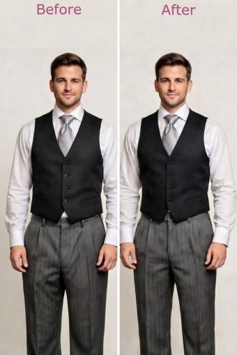 wide at waist tailcoat trouser vs fitted